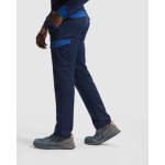 Unisex-Arbeitshose mit Kontrastdetails und vielen Taschen, 250 g/m², Roly Trooper farbe köngisblau fünfte Gebrauchsansicht