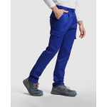 Arbeitsbundhose aus Polyester und Baumwolle 240 g/m2 Roly Daily farbe petrolblau dritte Gebrauchsansicht
