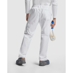 Arbeitsbundhose aus Polyester mit geradem Schnitt 210 g/m2 Roly Pintor farbe weiß vierte Gebrauchsansicht