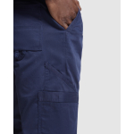 Arbeitsbundhose mit Taschen aus Polyester 245 g/m2 Roly Protect farbe marineblau zweite Detailansicht