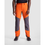 Unisex-Trekkinghose mit Gürtelschlaufen 130 g/m2 Roly Direct Bonati farbe orange erste Gebrauchsansicht