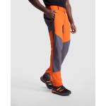 Unisex-Trekkinghose mit Gürtelschlaufen 130 g/m2 Roly Direct Bonati farbe orange dritte Gebrauchsansicht