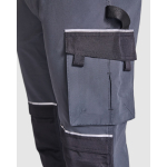 Arbeitsbundhose mit Multitaschen und Elastan 260 g/m2 Roly Wall farbe schwarz zweite Detailansicht