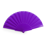 Papierfächer für Siebdruck in vielen kräftigen Farben für Sommerevents farbe violett zweite Ansicht