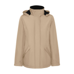 Damenparka aus recyceltem Polyester 400 g/m2 Roly Direct America farbe sandbraun zweite Ansicht