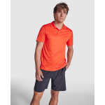 Poloshirt aus recyceltem Polyester, Kurzarm 125 g/m2 Roly Direct Tormo farbe dunkelorange vierte Gebrauchsansicht