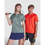 Poloshirt aus recyceltem Polyester, Kurzarm 125 g/m2 Roly Direct Tormo farbe dunkelorange fünfte Gebrauchsansicht
