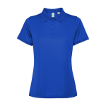 Damen-Poloshirt aus recyceltem Polyester 125 g/m2 Roly Direct Tormo farbe köngisblau zweite Ansicht