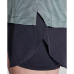 Damen-Poloshirt aus recyceltem Polyester 125 g/m2 Roly Direct Tormo farbe olivgrün zweite Detailansicht