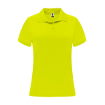 Technisches Damen-Poloshirt aus Polyester 150 g/m2 Roly Direct Monzha farbe neongelb zweite Ansicht