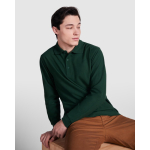 Poloshirt aus Polyester, Langarm 220 g/m2 Roly Direct Carpe farbe marineblau vierte Gebrauchsansicht