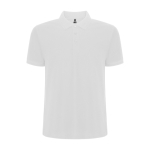 Kurzarm-Poloshirt aus Piqué 220 g/m2 Roly Direct Pegaso Premium farbe weiß zweite Ansicht