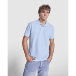 Kurzarm-Poloshirt aus Piqué 220 g/m2 Roly Direct Pegaso Premium farbe weiß vierte Gebrauchsansicht
