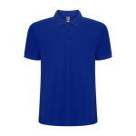 Kurzarm-Poloshirt aus Piqué 220 g/m2 Roly Direct Pegaso Premium farbe köngisblau zweite Ansicht