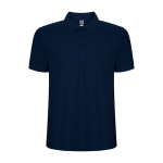 Kurzarm-Poloshirt aus Piqué 220 g/m2 Roly Direct Pegaso Premium farbe marineblau zweite Ansicht
