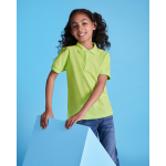 Kurzarm-Poloshirt aus Piqué 220 g/m2 Roly Direct Pegaso Premium farbe neongrün zweite Gebrauchsansicht