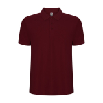 Kurzarm-Poloshirt aus Piqué 220 g/m2 Roly Direct Pegaso Premium farbe granatrot zweite Ansicht