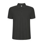 Kurzarm-Poloshirt aus Piqué 220 g/m2 Roly Direct Pegaso Premium farbe aschgrau zweite Ansicht