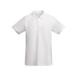 Kurzarm-Poloshirt aus Bio-Baumwolle 210 g/m2 Roly Direct Prince farbe weiß zweite Ansicht