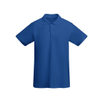 Kurzarm-Poloshirt aus Bio-Baumwolle 210 g/m2 Roly Direct Prince farbe köngisblau zweite Ansicht