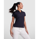 Damen-Poloshirt aus Bio-Baumwolle 210 g/m2 Roly Direct Prince farbe rot vierte Gebrauchsansicht