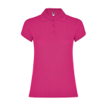 Damen-Poloshirt aus Baumwoll-Piqué 200 g/m2 Roly Direct Star farbe rosa zweite Ansicht