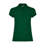 Damen-Poloshirt aus Baumwoll-Piqué 200 g/m2 Roly Direct Star farbe flaschengrün zweite Ansicht