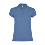 Damen-Poloshirt aus Baumwoll-Piqué 200 g/m2 Roly Direct Star farbe rivierablau zweite Ansicht