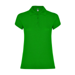 Damen-Poloshirt aus Baumwoll-Piqué 200 g/m2 Roly Direct Star farbe waldgrün zweite Ansicht