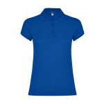 Damen-Poloshirt aus Baumwoll-Piqué 200 g/m2 Roly Direct Star farbe köngisblau zweite Ansicht