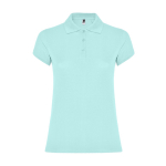 Damen-Poloshirt aus Baumwoll-Piqué 200 g/m2 Roly Direct Star farbe mintgrün zweite Ansicht