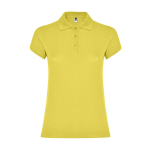 Damen-Poloshirt aus Baumwoll-Piqué 200 g/m2 Roly Direct Star farbe dunkelgelb zweite Ansicht