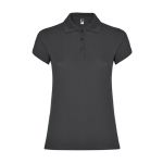 Damen-Poloshirt aus Baumwoll-Piqué 200 g/m2 Roly Direct Star farbe aschgrau zweite Ansicht