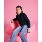 Langarm-Poloshirt aus Baumwolle 220 g/m2 Roly Direct Estrella farbe rot zweite Gebrauchsansicht