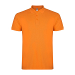 Herren-Poloshirt aus Baumwoll-Piqué 200 g/m2 Roly Direct Star farbe orange zweite Ansicht