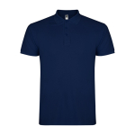 Herren-Poloshirt aus Baumwoll-Piqué 200 g/m2 Roly Direct Star farbe marineblau zweite Ansicht