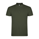 Herren-Poloshirt aus Baumwoll-Piqué 200 g/m2 Roly Direct Star farbe dunkelgrün zweite Ansicht