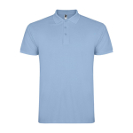 Herren-Poloshirt aus Baumwoll-Piqué 200 g/m2 Roly Direct Star farbe hellblau zweite Ansicht