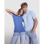 Damen-Poloshirt aus Baumwolle, Slim Fit Roly Direct Pegaso Premium farbe rot dritte Gebrauchsansicht