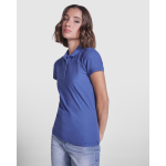 Damen-Poloshirt aus Baumwolle, Slim Fit Roly Direct Pegaso Premium farbe rot vierte Gebrauchsansicht
