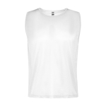 Unisex-Sporttrikot aus leichtem Material 90 g/m2 Roly Direct Roma farbe weiß zweite Ansicht
