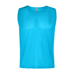 Unisex-Sporttrikot aus leichtem Material 90 g/m2 Roly Direct Roma farbe türkis zweite Ansicht