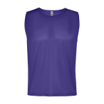Unisex-Sporttrikot aus leichtem Material 90 g/m2 Roly Direct Roma farbe purpurfarben zweite Ansicht