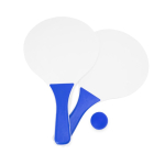 Strandtennis-Set mit 2 Holzschlägern und 1 Ball farbe köngisblau zweite Ansicht