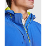 Softshelljacke 2 lagig mit Kapuze und Taschen Roly Direct Siberia farbe rot erste Detailansicht