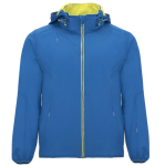 Softshelljacke 2 lagig mit Kapuze und Taschen Roly Direct Siberia farbe köngisblau zweite Ansicht