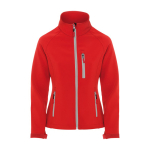Softshell-Jacke mit Elastan für Damen 300 g/m2 Roly Direct Antartida farbe rot zweite Ansicht