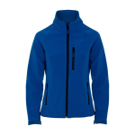 Softshell-Jacke mit Elastan für Damen 300 g/m2 Roly Direct Antartida farbe köngisblau zweite Ansicht