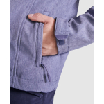 Softshelljacke 3 lagig + Taschen & Reisverschluss Roly Direct Rudolph farbe schwarz zweite Detailansicht