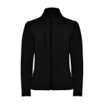 Softshell-Jacke mit Elastan für Damen 300 g/m2 Roly Direct Nebraska farbe schwarz zweite Ansicht